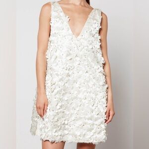 Elena Dress with floral appliqué by Stine Goya